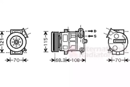 Компрессор (VAN WEZEL: 3700K418)