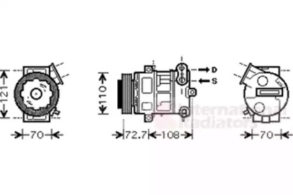 Компрессор (VAN WEZEL: 3700K419)