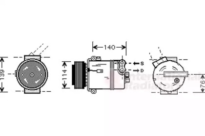 Компрессор (VAN WEZEL: 3700K451)