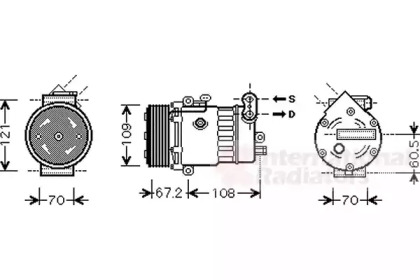 Компрессор (VAN WEZEL: 3700K483)