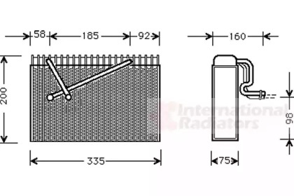 Испаритель (VAN WEZEL: 3700V299)