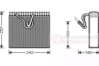 Испаритель (VAN WEZEL: 3700V328)