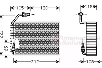 Испаритель (VAN WEZEL: 4000V119)