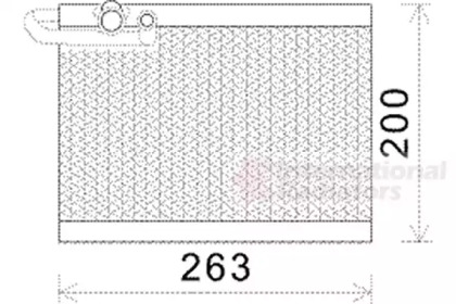 Испаритель (VAN WEZEL: 4000V351)