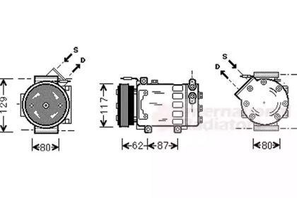 Компрессор (VAN WEZEL: 4300K076)