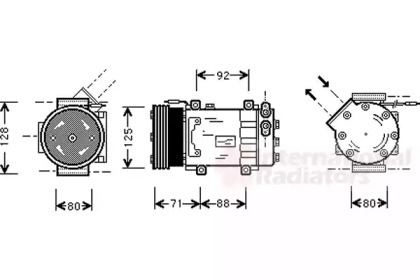 Компрессор (VAN WEZEL: 4300K127)