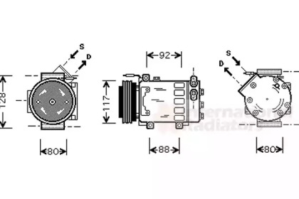 Компрессор (VAN WEZEL: 4300K285)