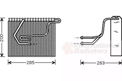 Испаритель (VAN WEZEL: 4300V100)