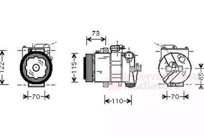 Компрессор (VAN WEZEL: 7600K018)