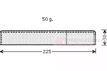 Осушитель (VAN WEZEL: 9900D125)