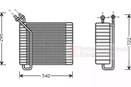 Испаритель (VAN WEZEL: 5900V025)