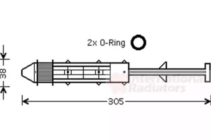 Осушитель (VAN WEZEL: 5800D075)