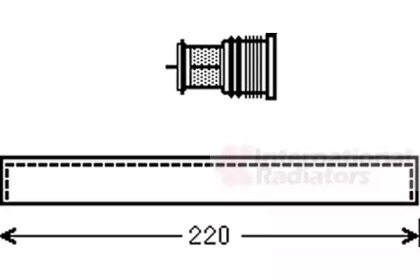 Осушитель (VAN WEZEL: 5800D294)