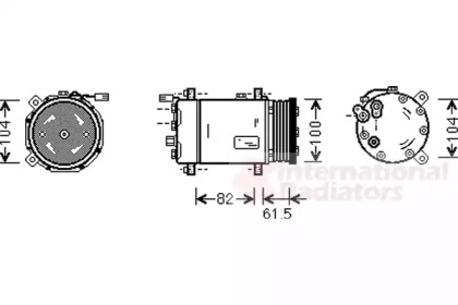 Компрессор (VAN WEZEL: 5800K167)