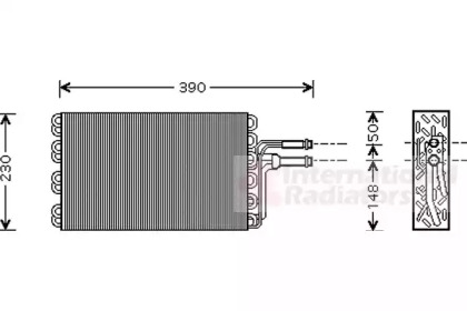 Испаритель (VAN WEZEL: 5800V185)