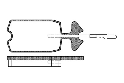 Комплект тормозных колодок (WOKING: P1343.04)