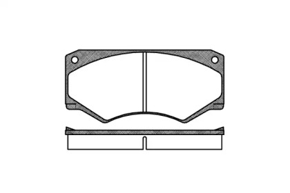 Комплект тормозных колодок (WOKING: P1473.00)