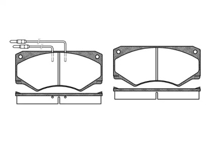 Комплект тормозных колодок (WOKING: P1473.04)