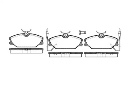 Комплект тормозных колодок (WOKING: P3083.02)