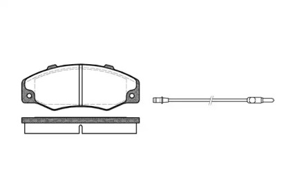 Комплект тормозных колодок (WOKING: P3203.02)