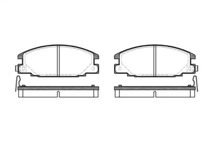 Комплект тормозных колодок (WOKING: P3383.14)