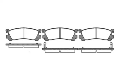 Комплект тормозных колодок (WOKING: P3483.02)