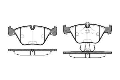 Комплект тормозных колодок (WOKING: P3703.15)