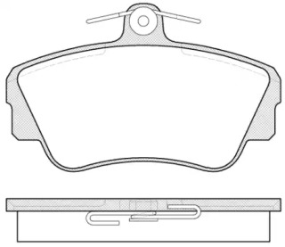 Комплект тормозных колодок (WOKING: P2093.00)