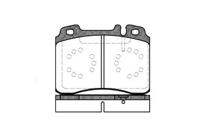 Комплект тормозных колодок (WOKING: P2793.20)