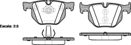 Комплект тормозных колодок (WOKING: P2813.61)