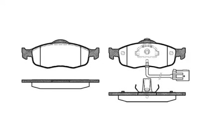 Комплект тормозных колодок (WOKING: P5323.02)