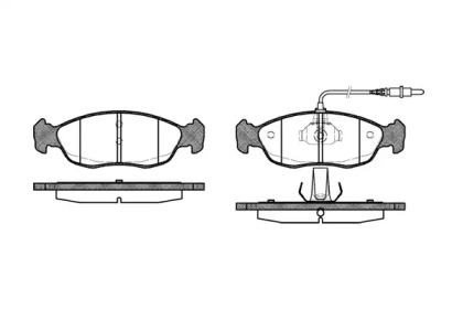 Комплект тормозных колодок (WOKING: P5613.02)