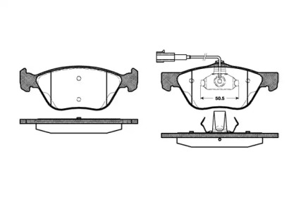 Комплект тормозных колодок (WOKING: P4893.32)