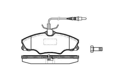 Комплект тормозных колодок (WOKING: P7033.04)