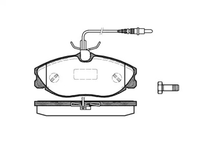 Комплект тормозных колодок (WOKING: P7043.04)