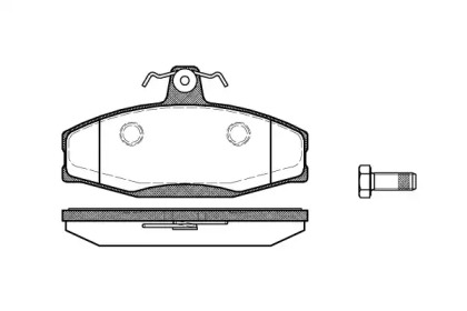 Комплект тормозных колодок (WOKING: P7203.20)