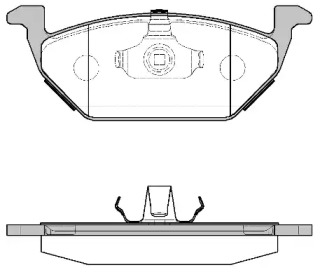 Комплект тормозных колодок (WOKING: P7333.00)