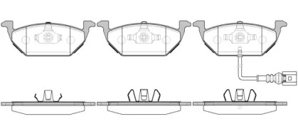 Комплект тормозных колодок (WOKING: P7333.31)