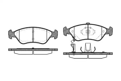 Комплект тормозных колодок (WOKING: P7483.02)