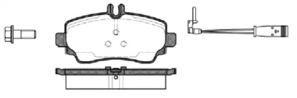 Комплект тормозных колодок (WOKING: P7503.22)