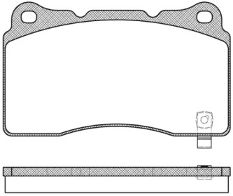 Комплект тормозных колодок (WOKING: P7663.04)