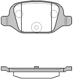 Комплект тормозных колодок (WOKING: P6273.00)