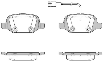 Комплект тормозных колодок (WOKING: P6273.22)