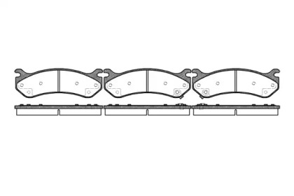 Комплект тормозных колодок (WOKING: P6573.02)