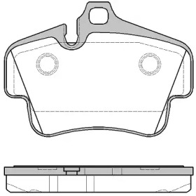 Комплект тормозных колодок (WOKING: P6733.30)