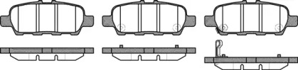 Комплект тормозных колодок (WOKING: P9763.31)