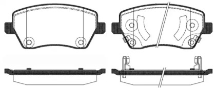 Комплект тормозных колодок (WOKING: P8873.02)