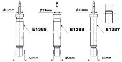 Амортизатор (MONROE: E1388)