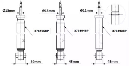 Амортизатор (MONROE: 376194SP)