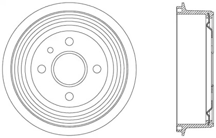 Тормозный барабан (OPEN PARTS: BAD9018.20)